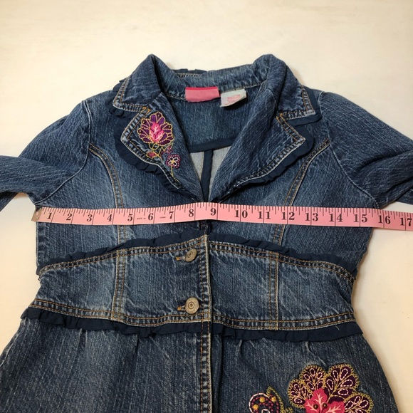 That’s So Raven Embroidered Denim Jacket, Girl’s Large 10-12, pre-owned, - Picture 10 of 13